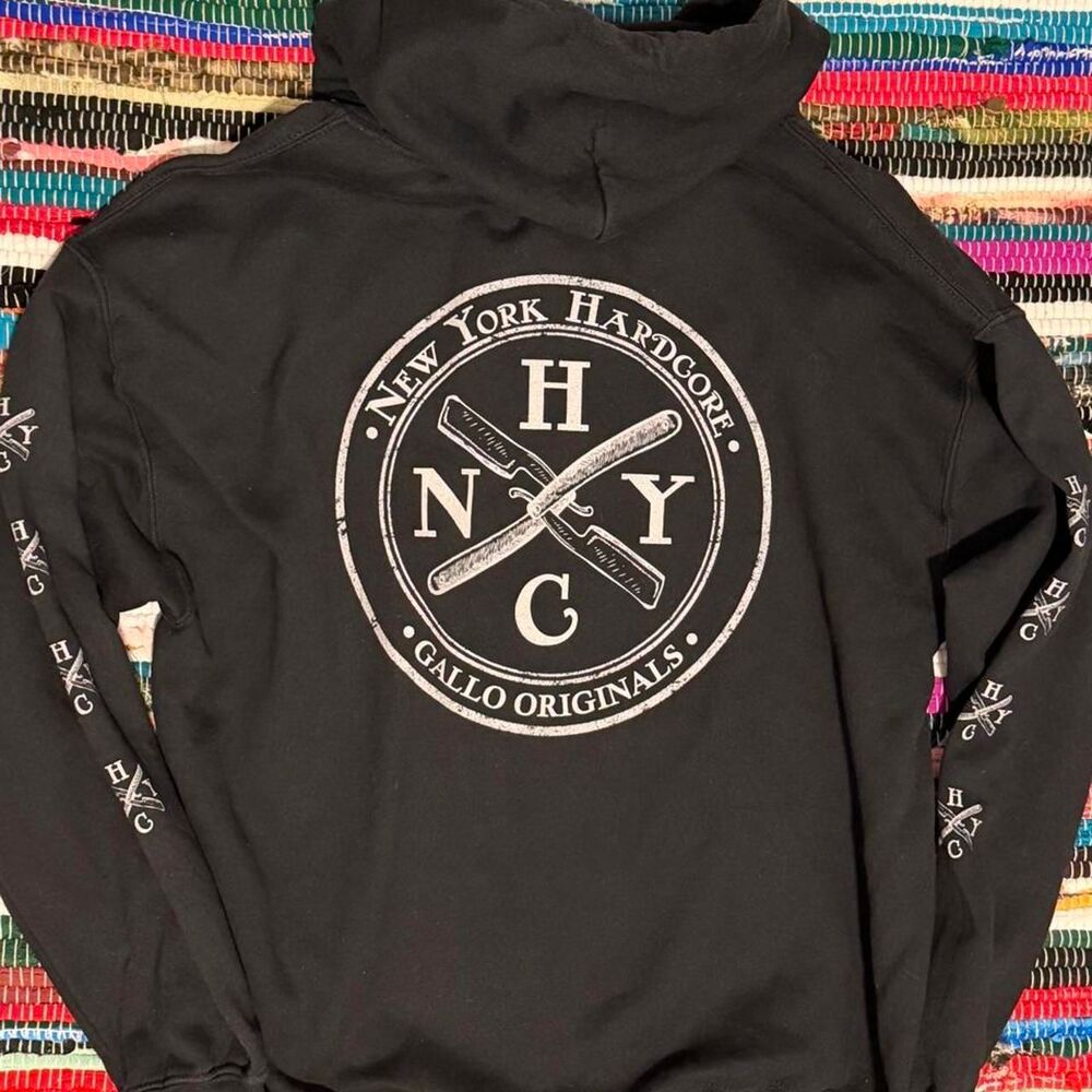 New York Hardcore Black Hoodie